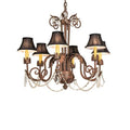 Meyda Tiffany Lindsay 6 Light 30" Wide Crystal Chandelier