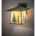 Meyda Tiffany Stillwater Tall Pines 19" Tall Wall Sconce