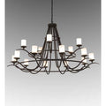 Meyda Tiffany Octavia 15 Light 78" Wide Ring Chandelier