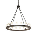 Meyda Tiffany Loxley 16 Light 48" Wide Ring Chandelier