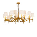 Meyda Tiffany Toby 15 Light 52" Wide Chandelier