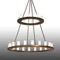 Meyda Tiffany Loxley 28 Light 60" Wide Ring Chandelier