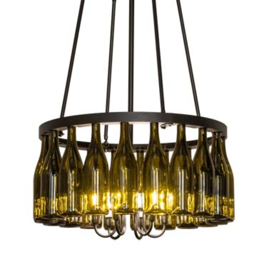 Meyda Tiffany Tuscan Vineyard 6 Light 26" Wide Ring Chandelier