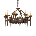 Meyda Tiffany Antibes 8 Light 28" Wide Taper Candle Style Chandelier