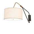 Meyda Tiffany Cilindro 25" Tall Wall Sconce with Linen Shade
