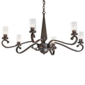 Meyda Tiffany Muirfield 6 Light 42" Wide Chandelier