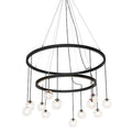 Meyda Tiffany Bola 12 Light 59" Wide Ring Chandelier