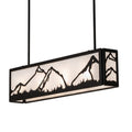 Meyda Tiffany 4 Light 34" Wide Linear Pendant