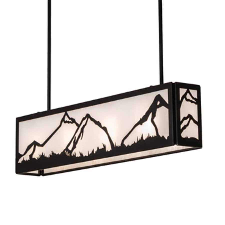 Meyda Tiffany 4 Light 34" Wide Linear Pendant