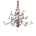Meyda Tiffany Oak Leaf 15 Light 72" Wide Taper Candle Style Chandelier