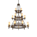 Meyda Tiffany Newcastle 18 Light 48" Wide Ring Chandelier