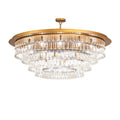 Meyda Tiffany Corsica 19 Light 60" Wide Crystal Waterfall Chandelier