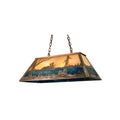 Meyda Tiffany 33" L Moose At Lake Island / Billiard Fixture