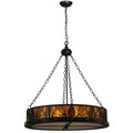 Meyda Tiffany 72" Wide Pendant with Handmade Shade
