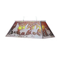 Meyda Tiffany Rustlers 17" Wide Linear Chandelier with Brown Glass Shade
