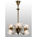 Meyda Tiffany Bleeker 6 Light 26" Wide Chandelier with Clear Glass Shades