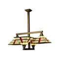 Meyda Tiffany Prairie Arrowhead 4 Light 38" Wide Chandelier with Tiffany Glass Shade