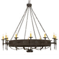 Meyda Tiffany Warwick 12 Light 66" Wide Taper Candle Style Chandelier