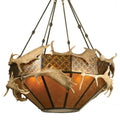Meyda Tiffany Antlers 8 Light 50" Wide Pendant