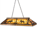 Meyda Tiffany Long Moose 9 Light 61" Wide Linear Pendant