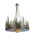 Meyda Tiffany Pine Lake 4 Light 36" Wide Pendant