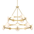Minka Lavery Zill 42" Wide Two Tiered LED Ring Chandelier
