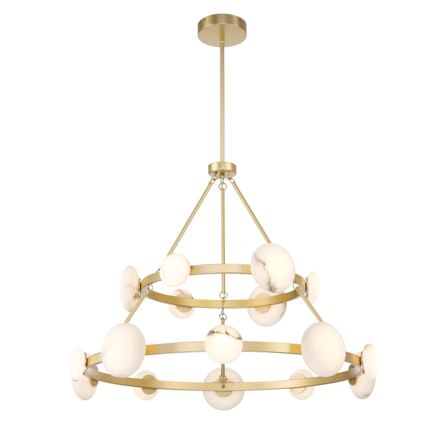 Minka Lavery Zill 42" Wide Two Tiered LED Ring Chandelier