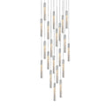 Modern Forms Magic 21 Light 26" Wide LED Multi Light Pendant with Piastra Crystal Shades