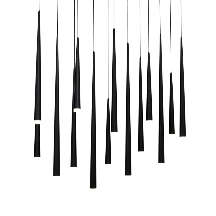 Modern Forms Cascade 14 Light 10" Wide LED Suspension Multi Light Pendant