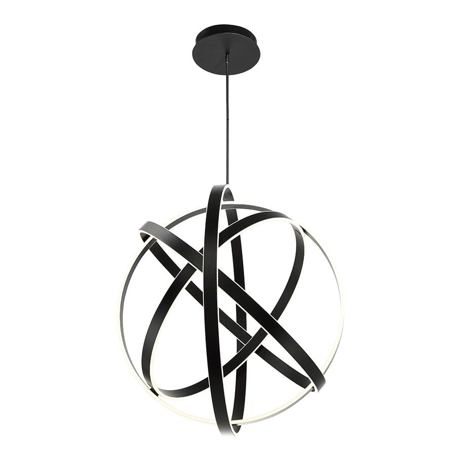 Modern Forms Kinetic 4 Light 38" Wide Integrated LED Globe Chandelier
