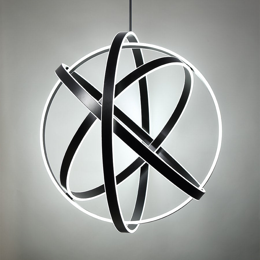 Modern Forms Kinetic 4 Light 38" Wide Integrated LED Globe Chandelier
