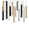 Modern Forms Chaos 14 Light 10" Wide LED Suspension Linear Pendant