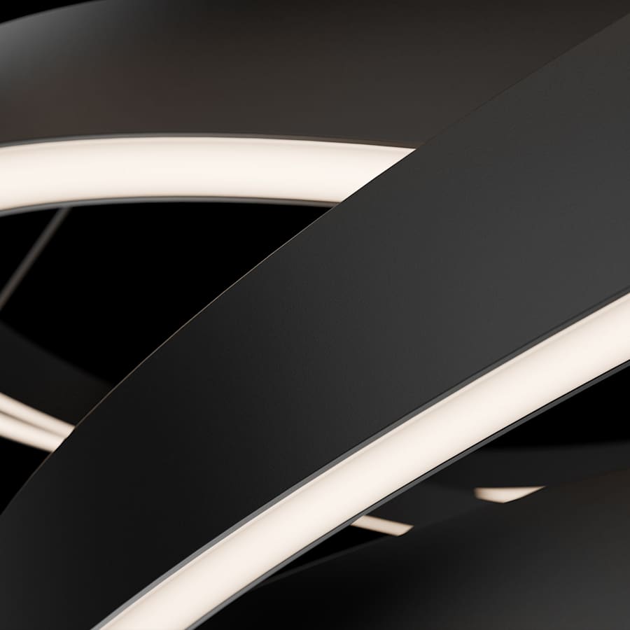 Modern Forms Storm Chaser 35" Wide LED Abstract Chandelier - 3500K