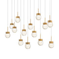 Modern Forms Double Bubble 14 Light 10" Wide LED Suspension Multi Light Pendant