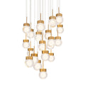 Modern Forms Double Bubble 21 Light 26" Wide LED Suspension Multi Light Pendant