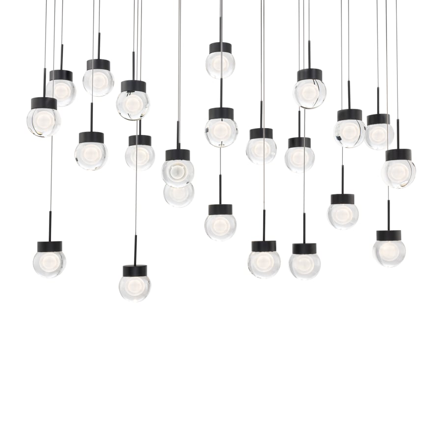 Modern Forms Double Bubble 23 Light 14" Wide LED Suspension Multi Light Pendant
