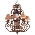 Metropolitan 8 Light 1 Tier Candle Style Chandelier from the Zaragoza Collection