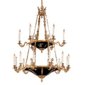 Metropolitan 18 Light 34" Width 2 Tier Candle Style Chandelier from the Vintage Collection