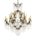 Metropolitan 24 Light 3 Tier Candle Style Crystal Chandelier from the Vintage / Crystal Collection