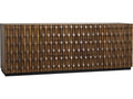 Alameda Large 4-Door Sideboard in Dark Walnut with Hand-Carved Detail