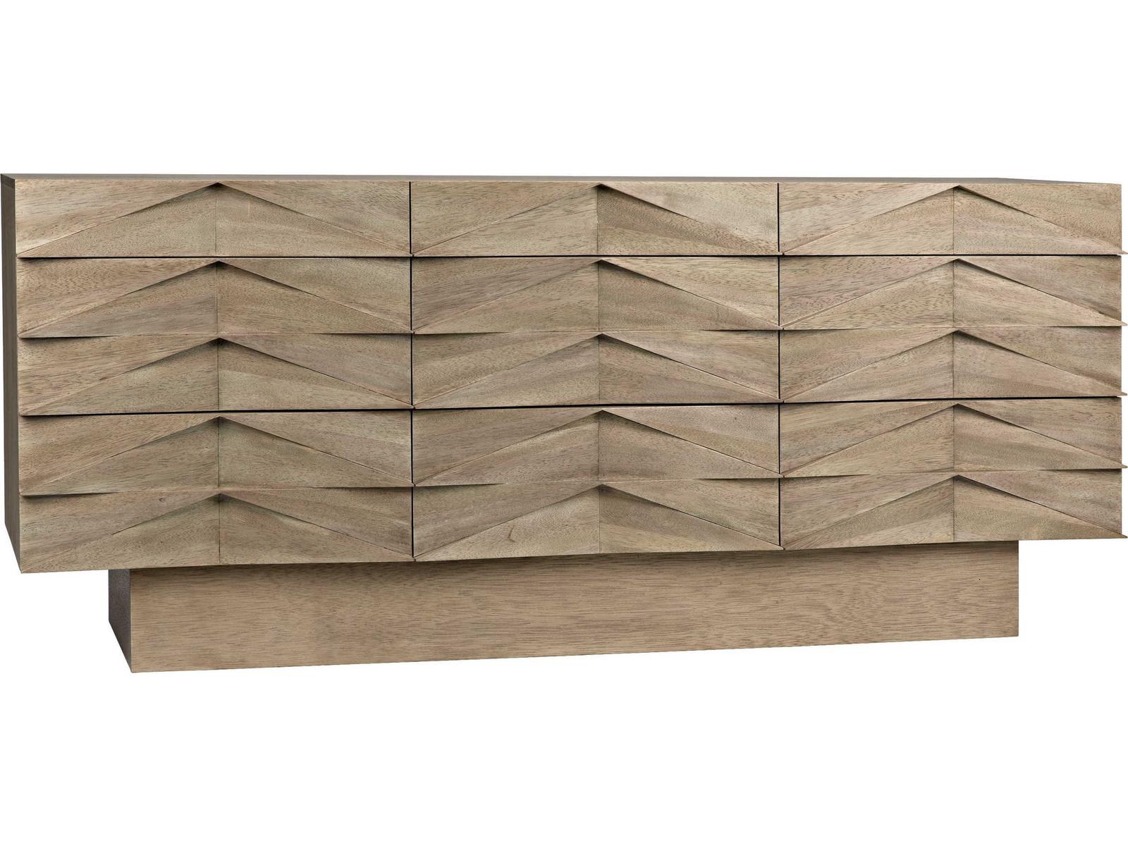 Drake 9-Drawer Sideboard in Washed Walnut