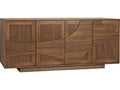 Collage 4-Door Walnut Sideboard in Dark Walnut