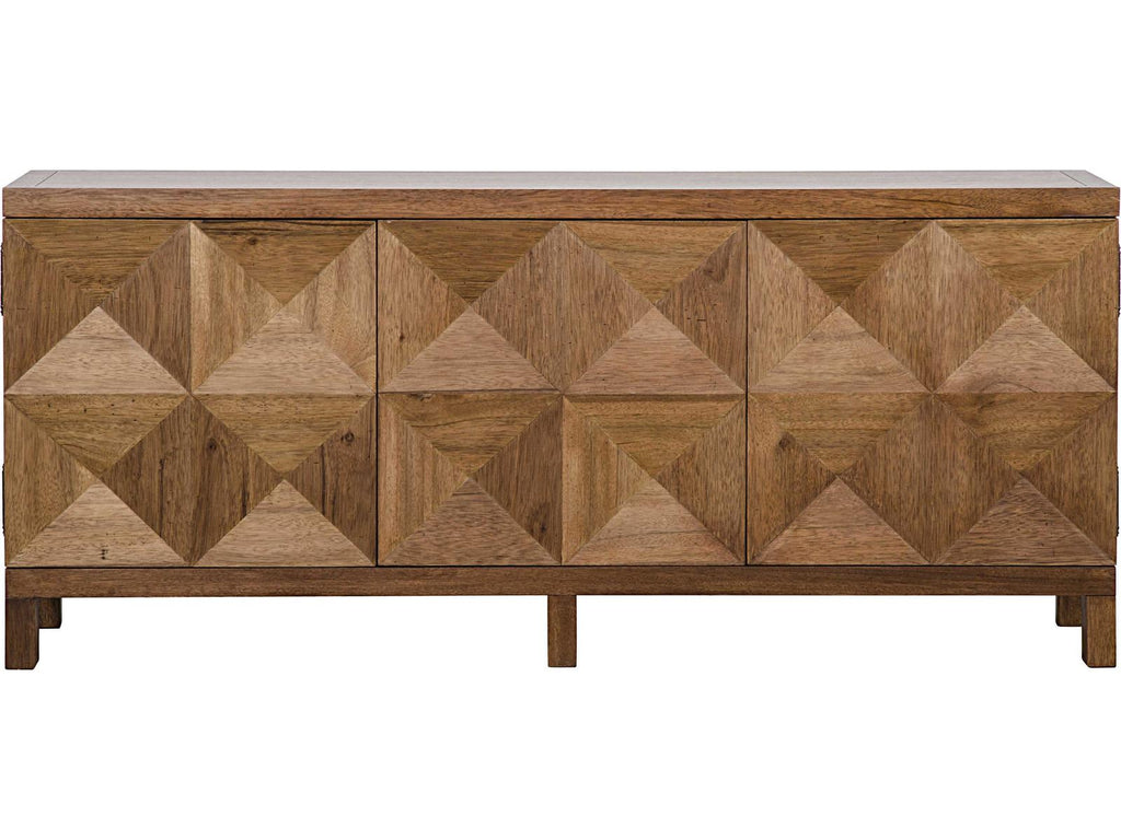 Quadrant 3-Door Sideboard in Dark Walnut