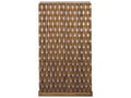 Alameda Dark Walnut Wood Wardrobe Armoire with Hand-Carved Embellishments