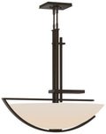 Ondrian 26" Wide Bronze Standard Pendant With Opal Glass Shade
