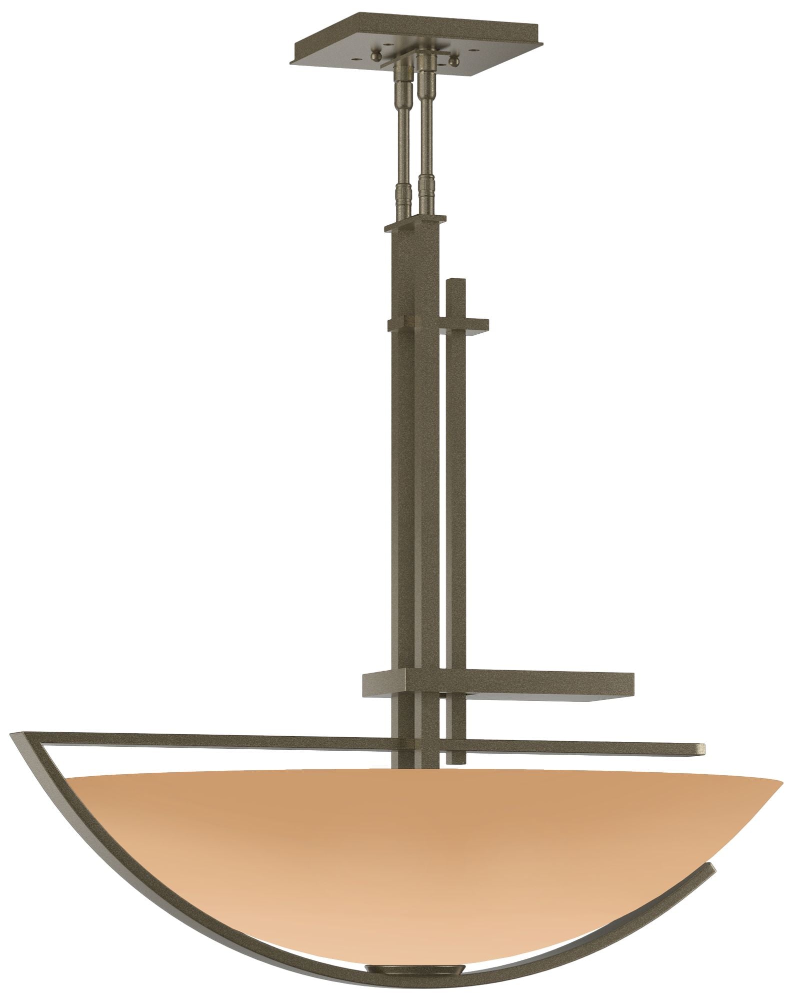 Ondrian 26" Wide Soft Gold Standard Pendant With Sand Glass Shade