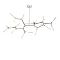 Modern Forms PD-54765-PN 3000K 46 Watt Kryptonite LED Chandelier in Polished Nickel