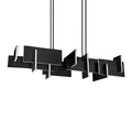 Amari 58in LED Linear Chandelier 3000K in Black