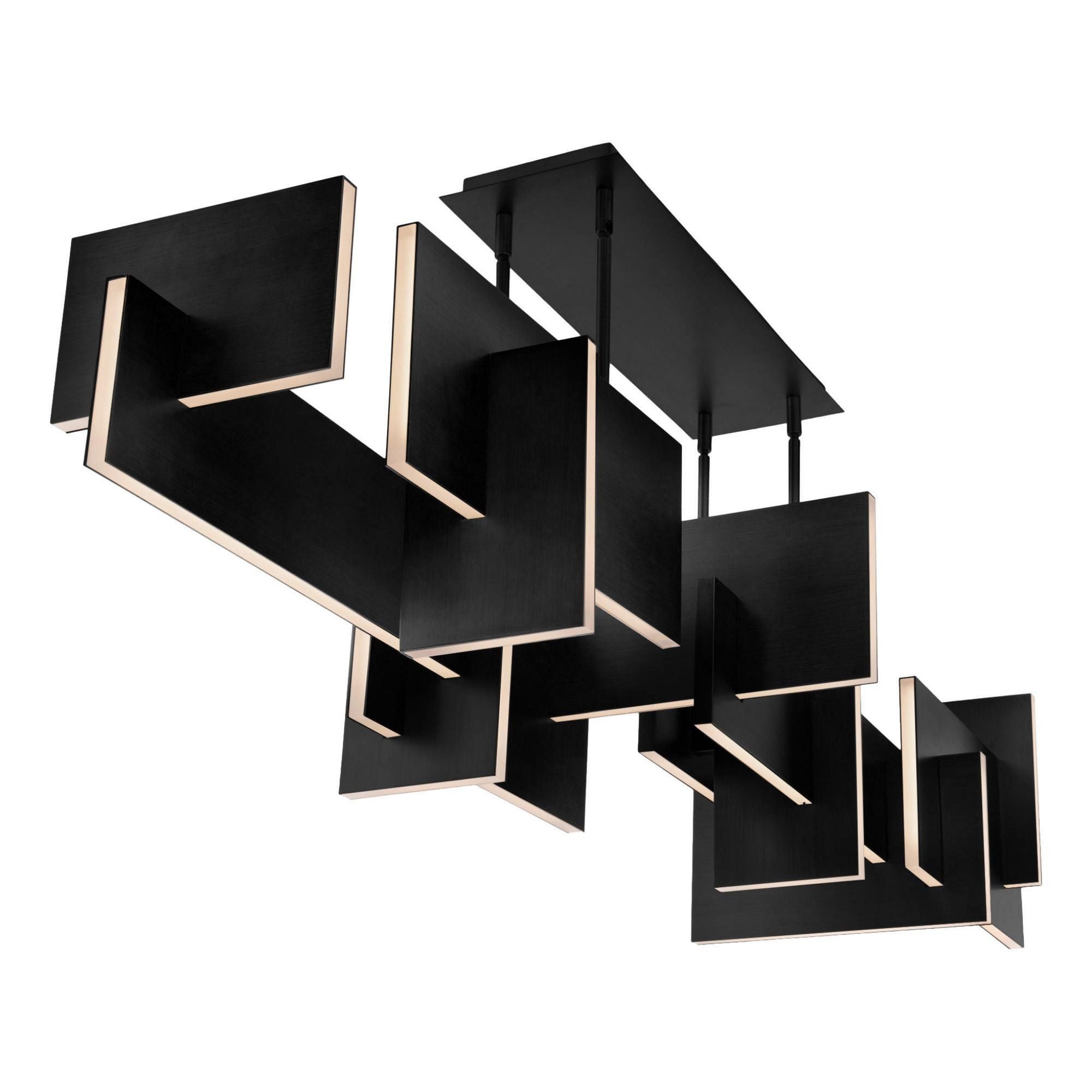 Amari 58in LED Linear Chandelier 3000K in Black