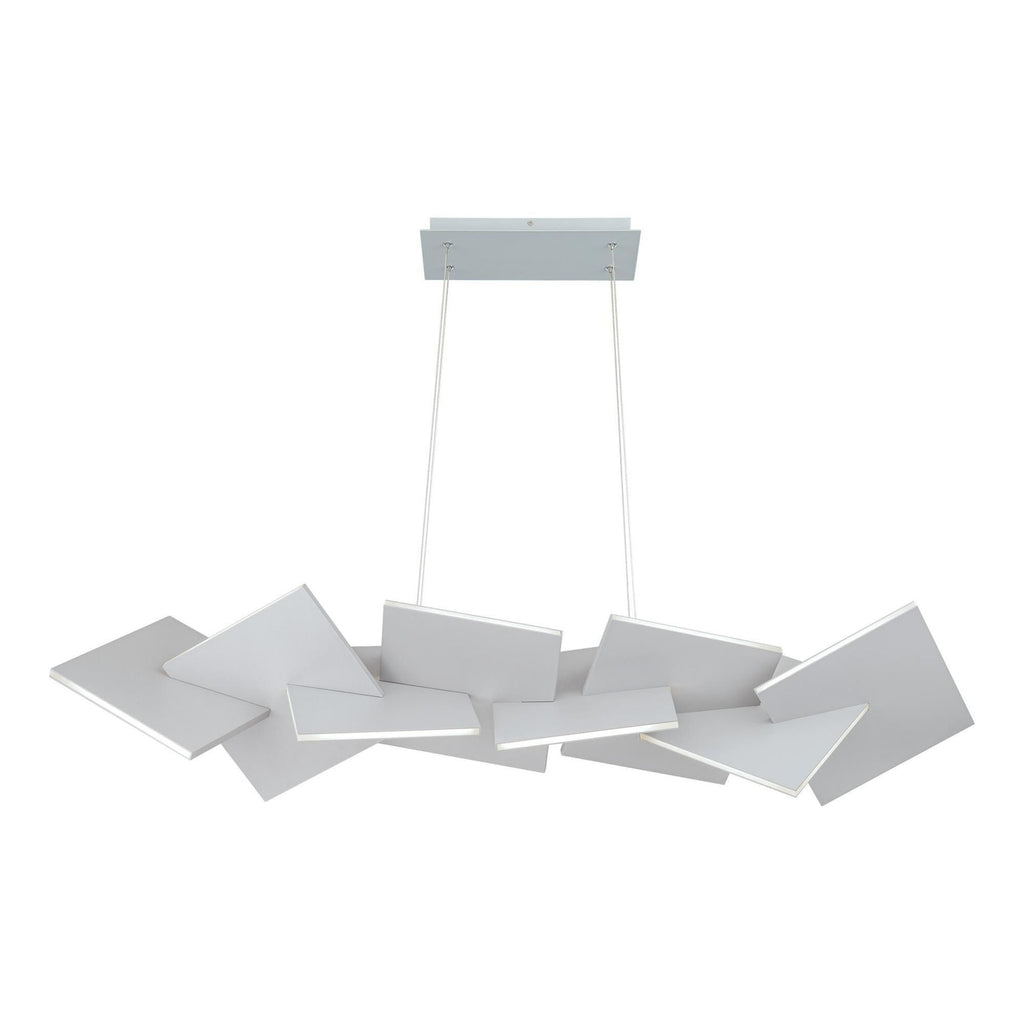 Konstrukt 48in LED Linear Chandelier 3000K in Titanium